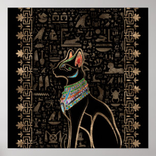 Egyptian Cat - Bastet Poster