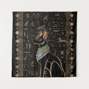Egyptian Cat - Bastet Tapestry