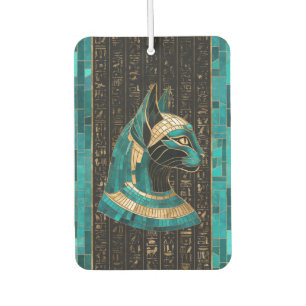 Egyptian Cat Goddess Bastet -Mosaic Art Car Air Freshener