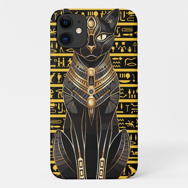 Egyptian Cat iPhone Case (Back)