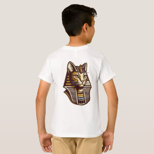 Egyptian Cat Kids T-Shirt – Pharaonic Cat Art