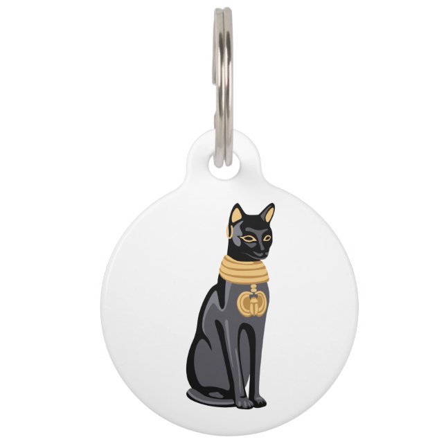 Egyptian Cat Pet Tag (Front)