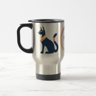 Egyptian Cat Travel Mug