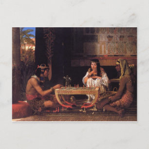 Egyptian Chess Postcard