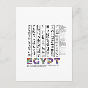 Egyptian civilisation postcard