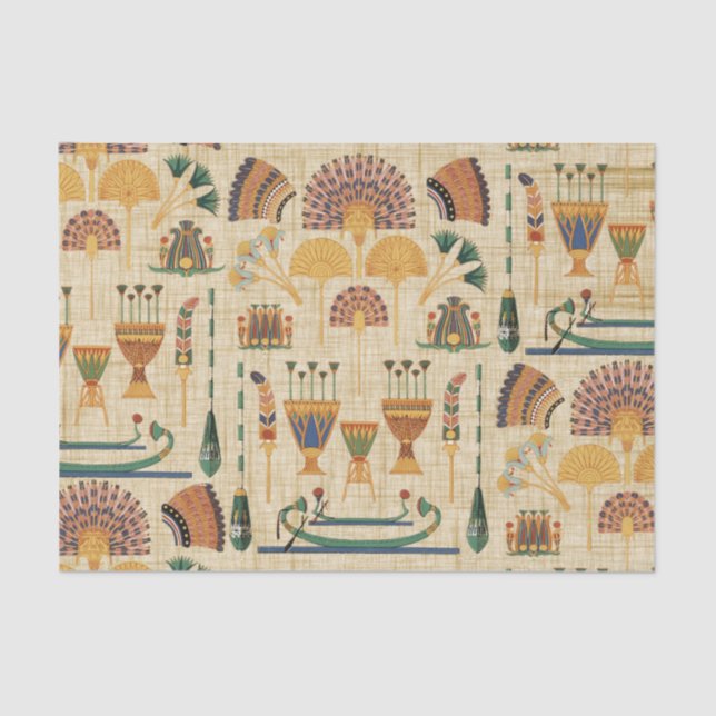 Egyptian Collage Papyrus Tissue Paper (Front)