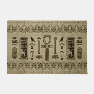 Egyptian Cross - Ankh Ornament Doormat