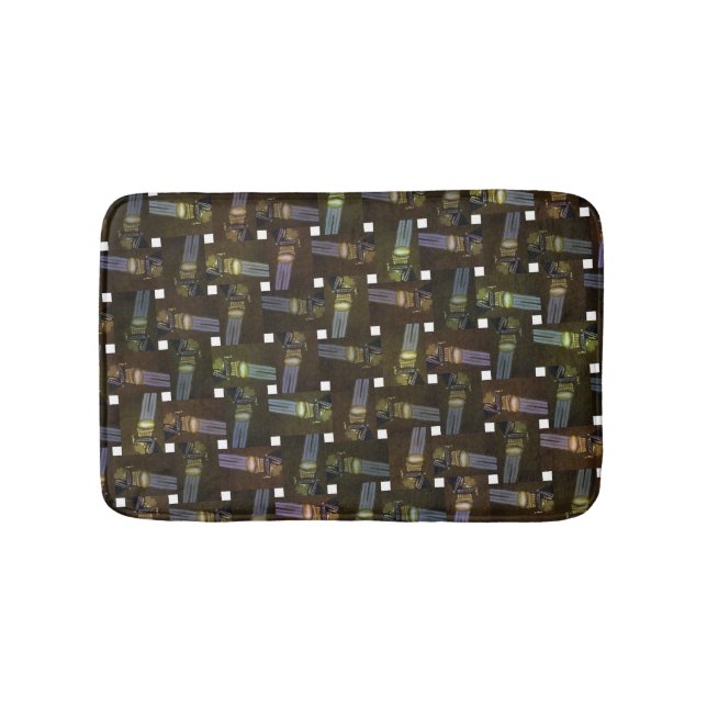 Egyptian Cross Weave Pattern, Bath Mat (Front)