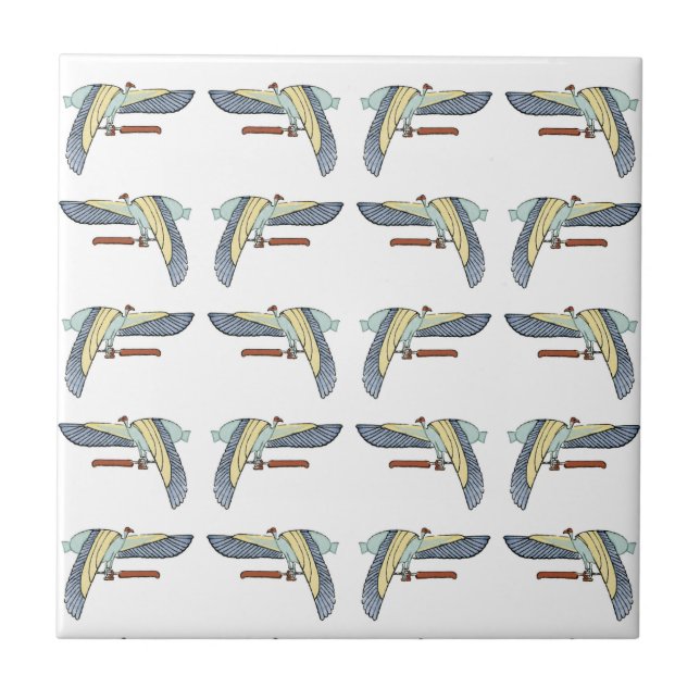 Egyptian Design #12 at Emporio Moffa Tile (Front)