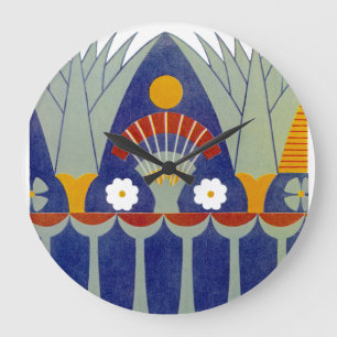 Egyptian Design #7 at Emporio Moffa Large Clock