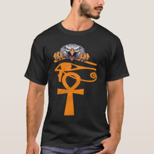 Egyptian Eye Of Horus Ankh Egypt Archaeologist Ea T-Shirt