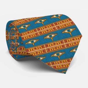 Egyptian Eye of Horus, Eye of Ra Egypt Deity Tie