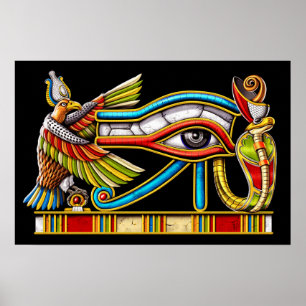 Egyptian Eye Of Horus Poster