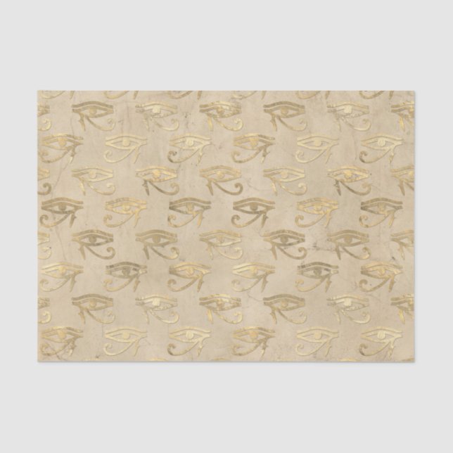 Egyptian Eye of Horus Vintage  Tissue Paper (Front)