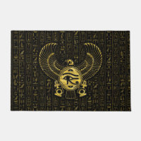 Egyptian Eye of Horus - Wadjet Gold and Black