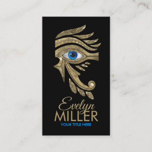 Egyptian Eye of Horus - Wadjet Ornament Business Card