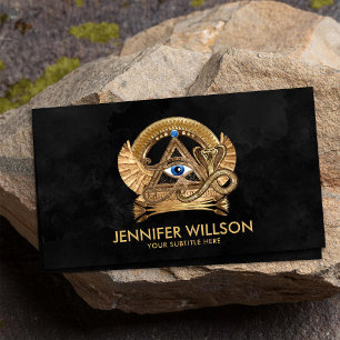 Egyptian Eye of Horus - Wadjet Ornament Business Card