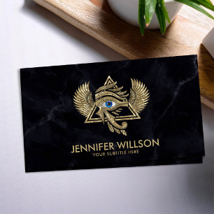 Egyptian Eye of Horus - Wadjet Ornament Business Card