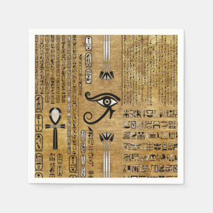Egyptian Eye of Horus - Wadjet Ornament Napkin