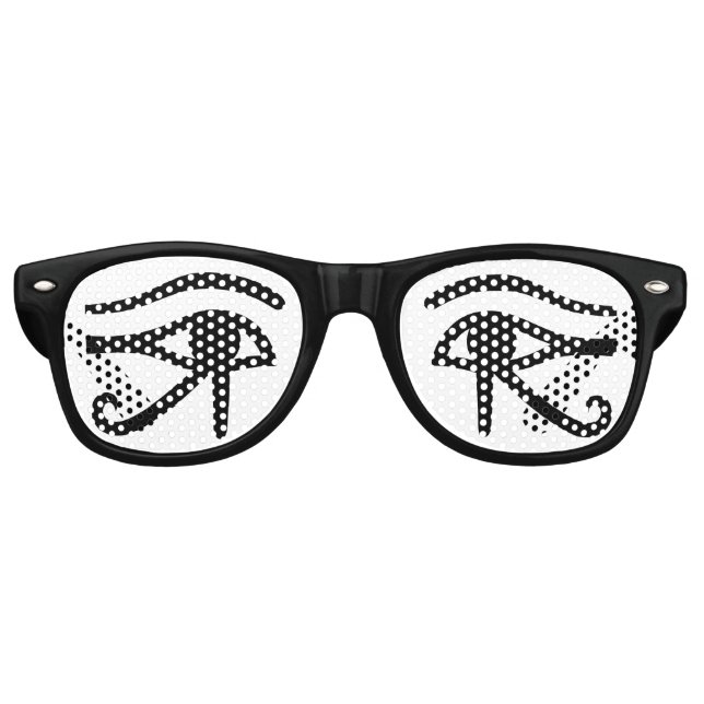Egyptian Eyes Retro Sunglasses (Front)