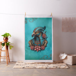 Egyptian Falcon God. Fabric