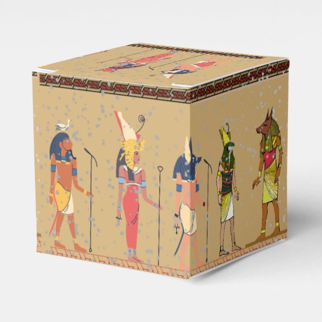 Egyptian Favour wedding box (Front Side)
