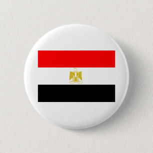 Egyptian Flag 6 Cm Round Badge