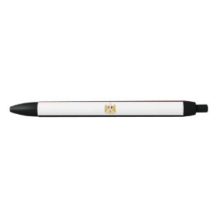 Egyptian flag black ink pen