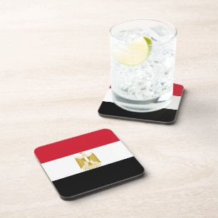 Egyptian flag coaster