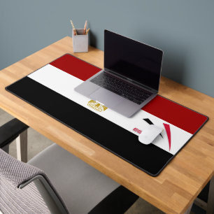 Egyptian flag desk mat