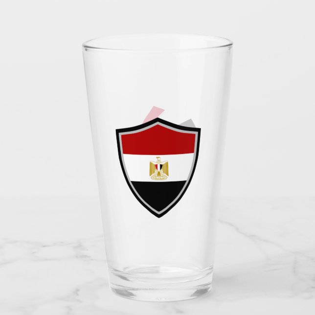 Egyptian flag glass (Front)