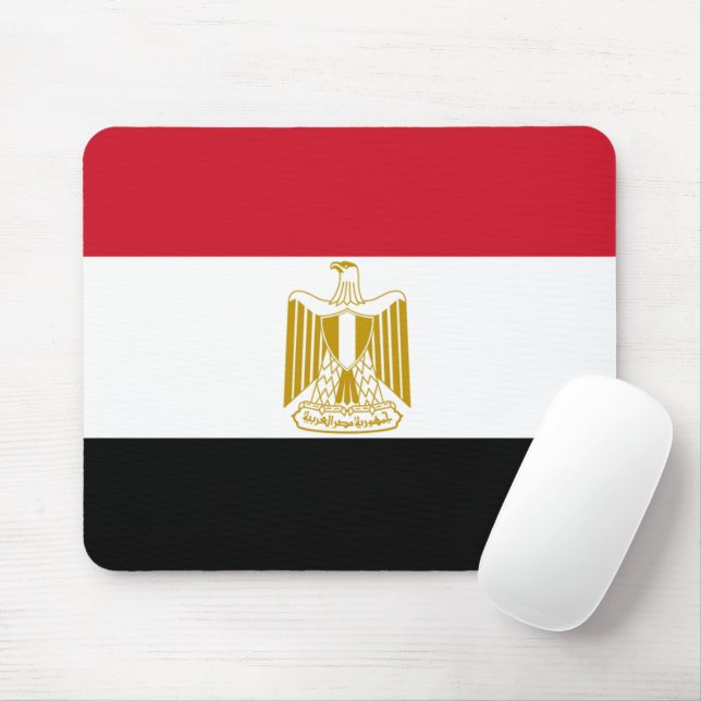 Egyptian flag mouse pad (With Mouse)