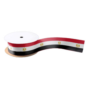 Egyptian flag ribbon satin ribbon