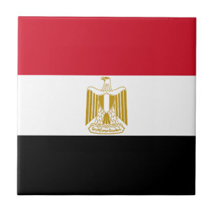 Egyptian flag tile
