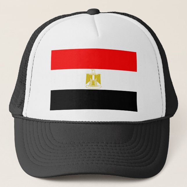 Egyptian Flag Trucker Hat (Front)