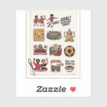 Egyptian Football Match Day Sticker Pack - Pharaoh