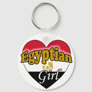 Egyptian Girl Key Ring