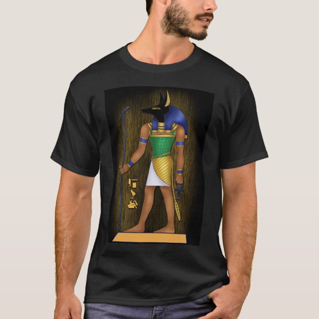 Egyptian God Anubis T-Shirt (Front)