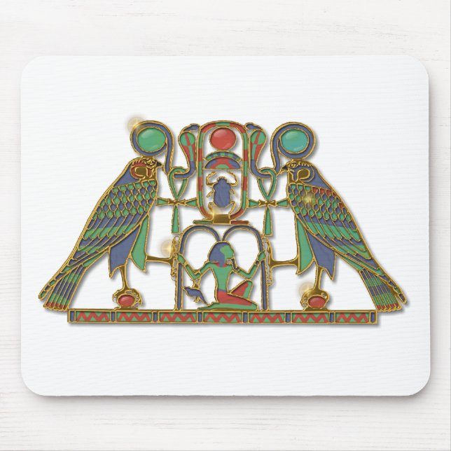 Egyptian God Horus Pectoral Mouse Pad (Front)