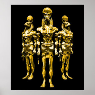 Egyptian God Horus Poster