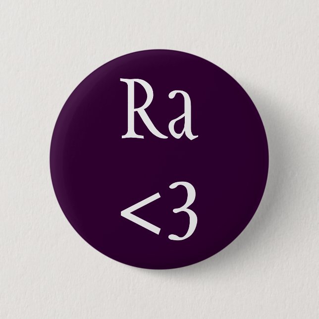 Egyptian God - Ra love badge (Front)
