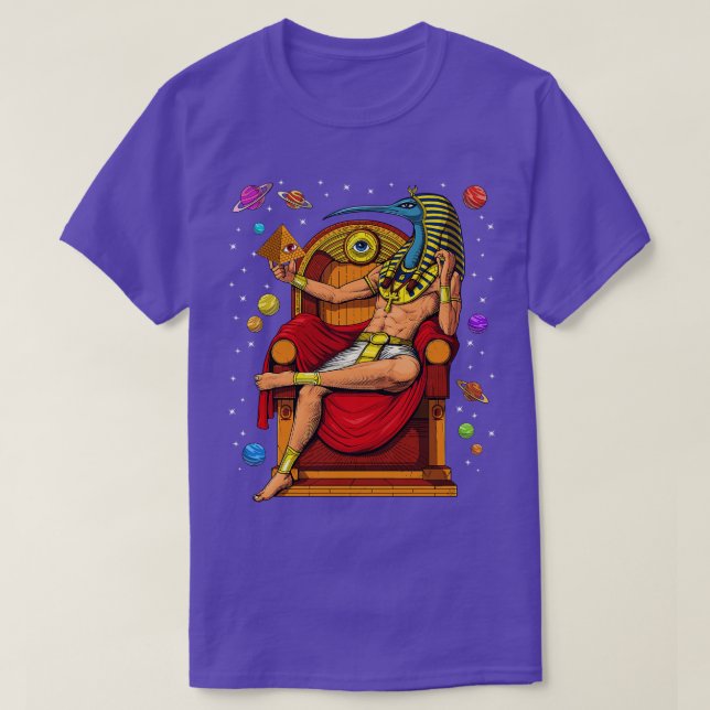 Egyptian God Thoth T-Shirt (Design Front)