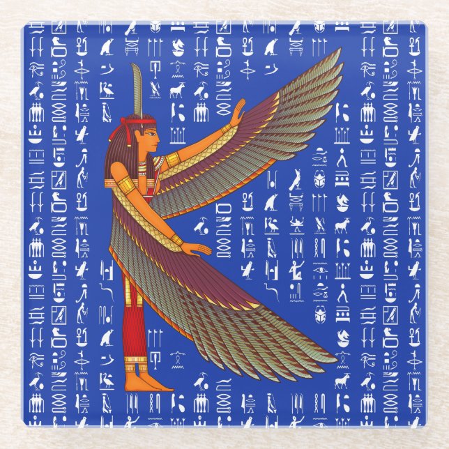 Egyptian Goddess Maat Coaster (Front)