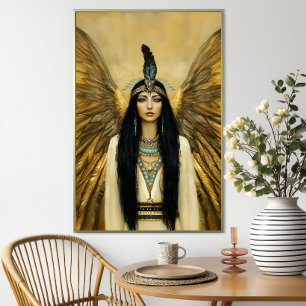 Egyptian Goddess Maat  Fantasy Art Poster