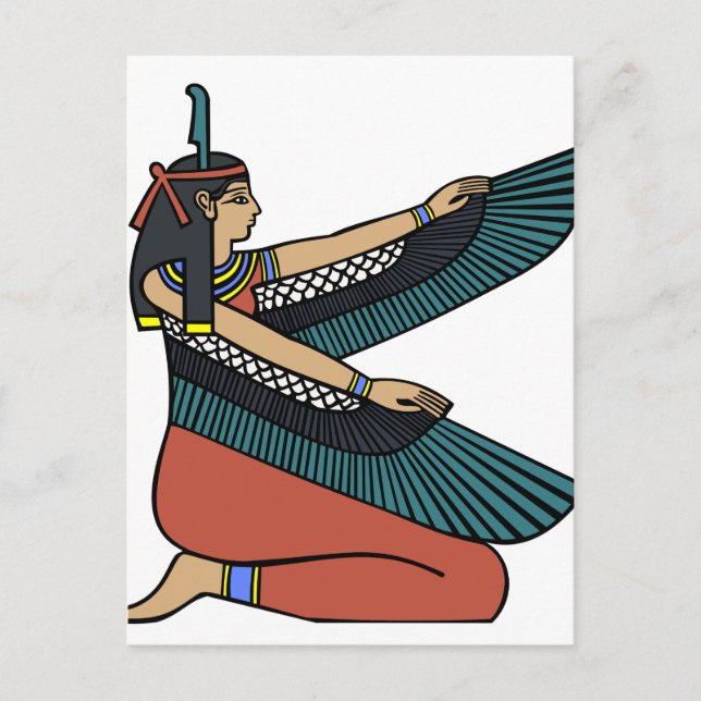 Egyptian Goddess Maat Postcard (Front)