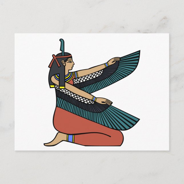 Egyptian Goddess Maat Postcard (Front)