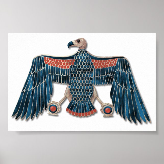 Egyptian Goddess Nekhbet Pectoral Poster (Front)