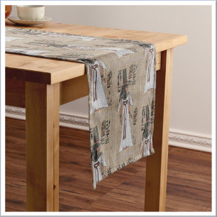 Egyptian Goddess  Short Table Runner
