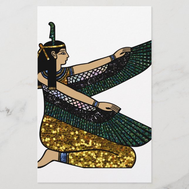 egyptian goddess stationery (Front)
