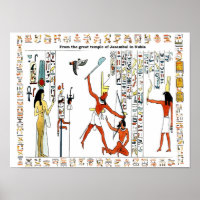 Egyptian gods and hieroglyphs images